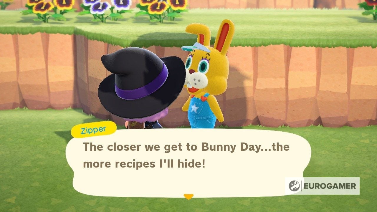 Animal Crossing Bunny Day 2021 All recipes and rewards for the Easter